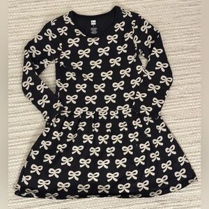 Tea Collection Girls Cotton Bow Dress - Size 5 Years